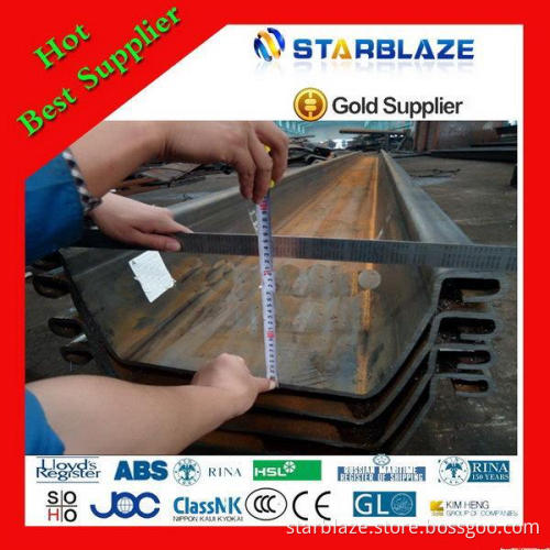 Economic hot selling hot rolled steel sheet pile spu-iii